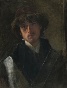 若いラビの肖像画 作： Vaclav Brozik